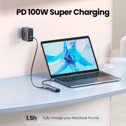 USB-C zu HDMI - RJ45 - USB 3.0 - PD - HUB - Multifunktionsadapter
