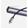 USB-C zu HDMI - RJ45 - USB 3.0 - PD - HUB - Multifunktionsadapter