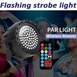 Bühnenlaserlicht – Projektor – Sound aktiviert – Fernbedienung – RGB – 78 LED – DMX