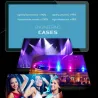 Bühnenlaserlicht – Projektor – Sound aktiviert – Fernbedienung – RGB – 78 LED – DMX
