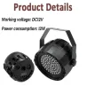 Bühnenlaserlicht – Projektor – Sound aktiviert – Fernbedienung – RGB – 78 LED – DMX