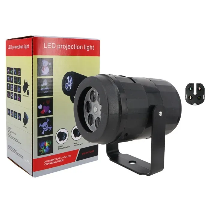Laserlichtprojektor - Weihnachtsmuster - rotierend - LED