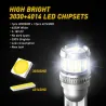 Car light bulb - W5W - LED - T10 - Canbus - SMD - 12V - white - 2 piecesT10