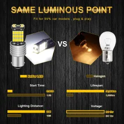 LED-Autolampe - Rückfahrlicht - P21W - Canbus - DRL - 2 Stück