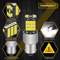 LED-Autolampe - Rückfahrlicht - P21W - Canbus - DRL - 2 Stück