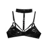 Sexy Leder-BH - mit Nackentrapez