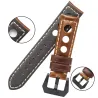 Elegantes Uhrenarmband - mit Metallschnalle - echtes Leder