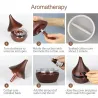 Ultrasonic Air humidifier - essential oils diffuser - LED - USB - 300mlHumidifiers