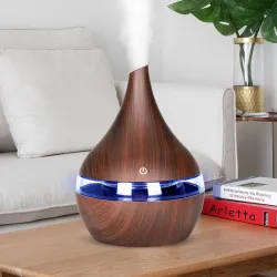 Ultraschall-Luftbefeuchter – Diffusor für ätherische Öle – LED – USB – 300 ml