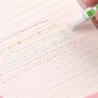 Tintenroller – Art Maker Textmarker – mit Mustern – Sterne – Welle – Wolken – Herzen – 6 Stück
