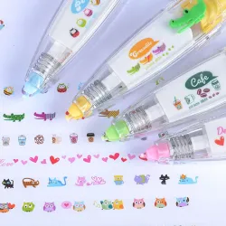 Kreatives Korrekturband – Stift – Korrektor – dekorativer Aufkleber