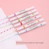 Künstlerischer Stift - Curved Lines Marker - Tintenroller mit Mustern - 6 Stück