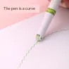 Künstlerischer Stift - Curved Lines Marker - Tintenroller mit Mustern - 6 Stück