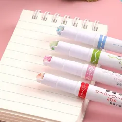 Künstlerischer Stift - Curved Lines Marker - Tintenroller mit Mustern - 6 Stück