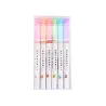 Künstlerischer Stift - Curved Lines Marker - Tintenroller mit Mustern - 6 Stück