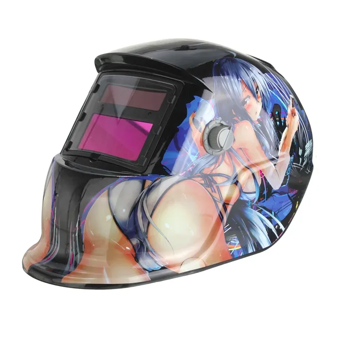 Automatisch verdunkelnder Schweißhelm - Solar - sexy Girl