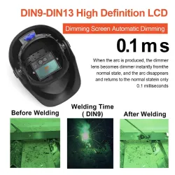HZXVOGEN - auto darkening welding helmet - DIN 4 - DIN 5-13Helmets
