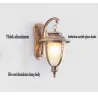 Retro-Außenwandleuchte - wasserdicht