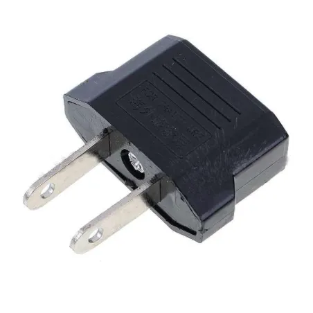 EU to US converter - adapter - round to flat - travel plug - US plugPlugs