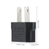 EU to US converter - adapter - round to flat - travel plug - US plugPlugs