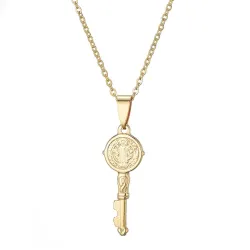 Key pendant necklace - cross / infinity patternNecklaces