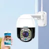 CCTV-Überwachungskamera - Nachtsicht - Außenbereich - WiFi - 2 MP - PTZ - HD - 1080P