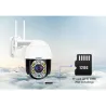 CCTV-Überwachungskamera - Nachtsicht - Außenbereich - WiFi - 2 MP - PTZ - HD - 1080P