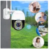 CCTV-Überwachungskamera - Nachtsicht - Außenbereich - WiFi - 2 MP - PTZ - HD - 1080P