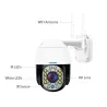 CCTV-Überwachungskamera - Nachtsicht - Außenbereich - WiFi - 2 MP - PTZ - HD - 1080P