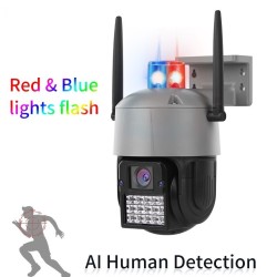 CCTV-Überwachungskamera – Personenerkennung – automatische Verfolgung – HD-Nachtsicht – wasserdicht – 1080P – 2 MP – PTZ – WiFi