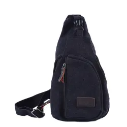 Canvas-Rucksack für Herren - Umhänge- / Umhängetasche