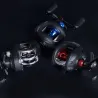 Metal fishing reel - winding ring - ultra light - magnetic brake - right / left handed - 7.2:1 - 8KGTools
