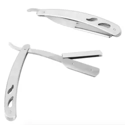 Barber razor - folding knife with 10 bladesShaving