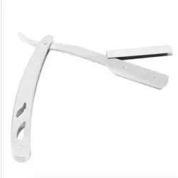 Barber razor - folding knife with 10 bladesShaving