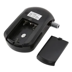 Professioneller digitaler Alkoholtester - Atemalkoholtester - LCD - mit 5 Mundstücken