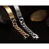 Edelstahlarmband - Jesus / Kreuz
