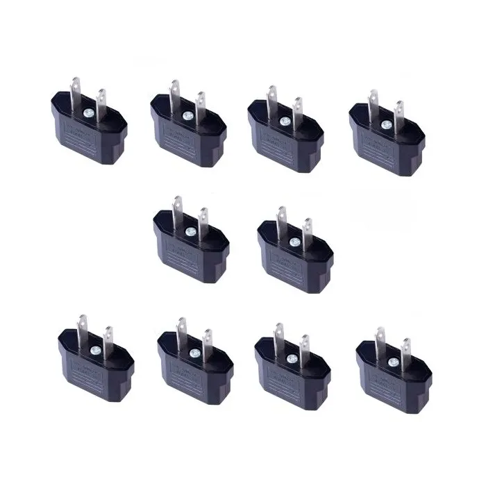 EU auf US Stecker - Adapter - Konverter - 10 Stück