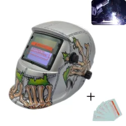 Schweißhelm mit automatischer Verdunkelung - Schädelhände