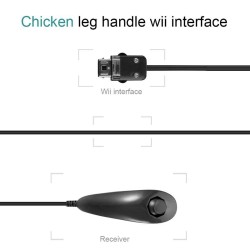 Kabelgebundener Nunchuck-Controller - für Wii / Wii U