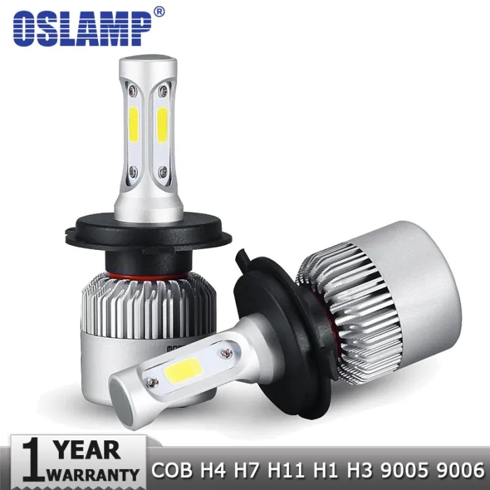 OSLAMP - COB 12V - 24V LED - car headlights - bulb - Hi-Lo beam - 72W - 8000LM - 6500K - 2 piecesH7