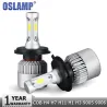 OSLAMP - COB 12V - 24V LED - car headlights - bulb - Hi-Lo beam - 72W - 8000LM - 6500K - 2 piecesH7