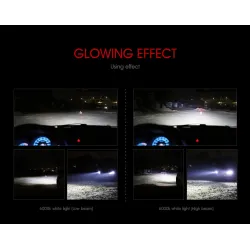 OSLAMP - COB 12V - 24V LED - car headlights - bulb - Hi-Lo beam - 72W - 8000LM - 6500K - 2 piecesH7