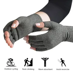 Therapeutische Kompressionshandschuhe - Schmerzlinderung bei Arthritis - Baumwolle
