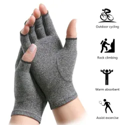 Therapeutic compression gloves - arthritis pain relief - cottonMassage