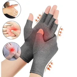 Therapeutische Kompressionshandschuhe - Schmerzlinderung bei Arthritis - Baumwolle