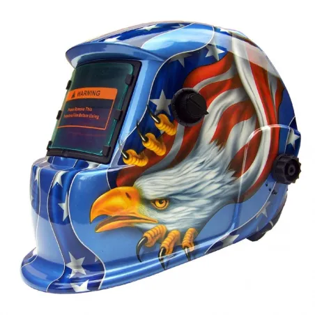 Solar-Schweißhelm - automatische Verdunkelung - American Eagle