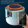 Camping-/Zeltlicht - tragbar - Solar - LED - superhelle Außenlampe - mit Fernbedienung - wasserdicht