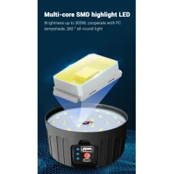 Camping-/Zeltlicht - tragbar - Solar - LED - superhelle Außenlampe - mit Fernbedienung - wasserdicht