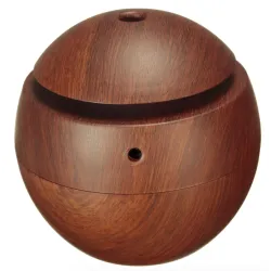 Ultrasonic air humidifier - essential oils diffuser - LED - USB - wooden grain - 130mlHumidifiers