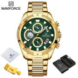 NAVIFORCE - Luxus-Sportuhr - Quarz - wasserdicht - Edelstahl